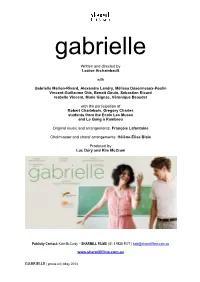 Written and Directed by Louise Archambault with Gabrielle Marion