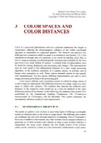 Colour Spaces