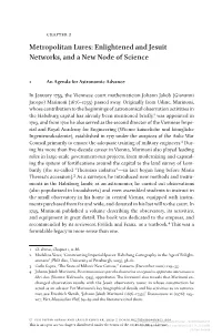 Enlightened and Jesuit Networks, and a New Node of Science
