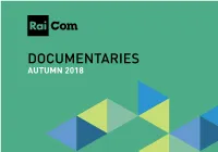 Documentaries Autumn 2018 Index Index