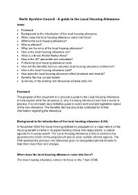 Guide on Local Housing Allowance