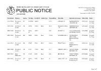 Public Notice &gt;&gt; Licensing and Management System Admin &gt;&gt;