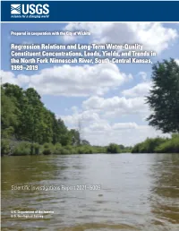 Regression Relations and Long-Term Water-Quality Constituent