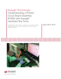 (PCBA) with Keysight Handheld Test Tools