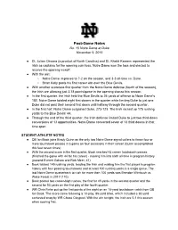 Post-Game Notes No
