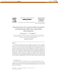 Canonical Forms for Symmetric/Skew-Symmetric Real Matrix Pairs Under Strict Equivalence and Congruence P