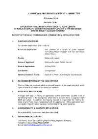 Commons and Rights of Way Committee
