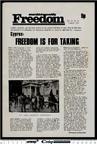 Freedom Is for Taking
