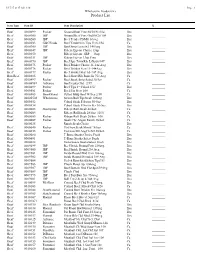 Product List