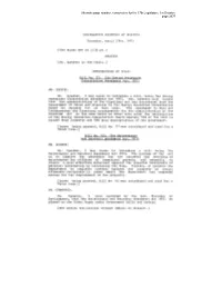 [The House Met at 2:30 Pm.] PRAYERS [Mr. Speaker in Th