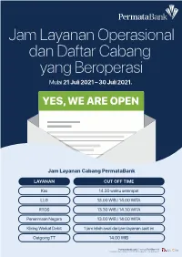 Update Daftar Cabang Yang B