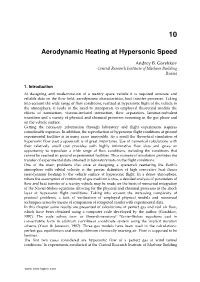 Aerodynamic Heating at Hypersonic Speed