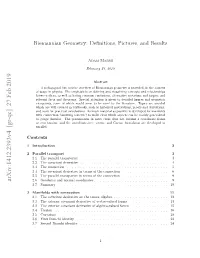 Arxiv:1412.2393V4 [Gr-Qc] 27 Feb 2019 2.6 Geodesics and Normal Coordinates