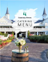 Catering Menus for Flight Selection