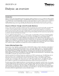 Dialysis: an Overview
