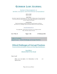 Ethical Challenges of Corrupt Practices