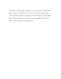 Test Procedure for Distribution Transformers