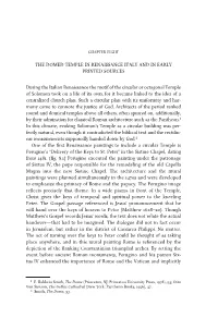 The Domed Temple in Renaissance Italy and in Early Printed Sources