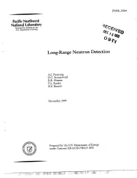 Long-Range Neutron Detection
