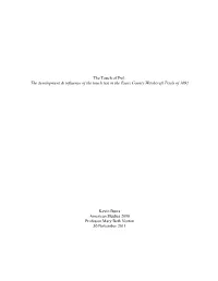 The Touch of Evil: the Development & Influence of the Touch Test in The