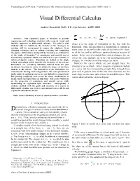Visual Differential Calculus