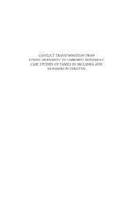 Conflict Transformation from Ethnic Movement to Terrorist Movement