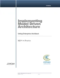 EA MDA Tutorial