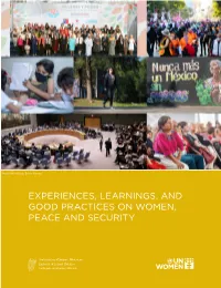 Experiences, Learnings, and Good Practices on Women