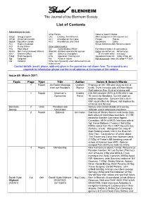 Issues 60 to 69