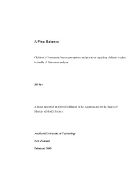 Thesis Presented in Partial Fulfillment of the Requirements for the Degree of Masters of Health Science