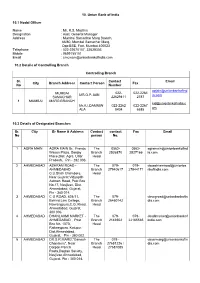10. Union Bank of India 10.1 Nodal Officer Name : Mr. R.S. Majithia