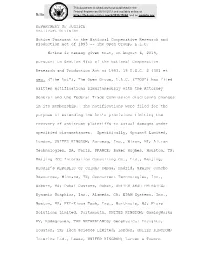 Billing Code 4410-11 DEPARTMENT of JUSTICE Antitrust Division