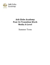Media Post-16 Transition Pack