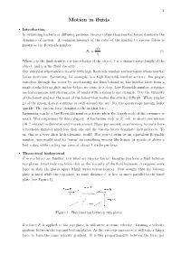 Motion in Fluids
