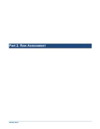 Part 2. RISK ASSESSMENT