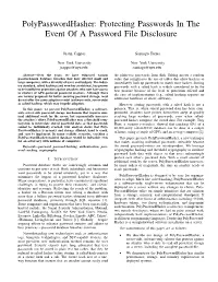 Protecting Passwords in the Event of a Password File Disclosure