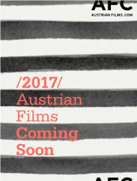 2017/ Austrian Films Coming Soon /2017/ Austrian Films Coming Soon Introduction