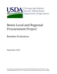 Benin Local and Regional Procurement Project