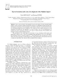 Ejecta Formation and Crater Development of the Mjølnir Impact
