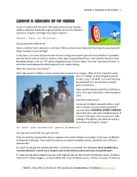 Lesson 3: Zeroing in on Genre / 1
