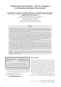 Tools for Integration in the Motueka Catchment, New Zealand