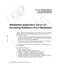 Websphere Application Server V7 Administration and Configuration Guide, SG24-7615