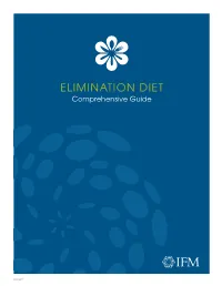 ELIMINATION DIET Comprehensive Guide