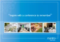 Inspire with a Conference to Remember
