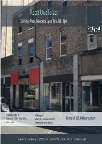 Retail Unit to Let