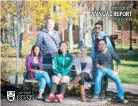 ANNUAL REPORT 2013–2014 Table of Contents