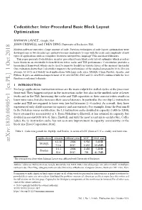 Codestitcher: Inter-Procedural Basic Block Layout Optimization