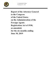 FARA First Semi-Annual Report