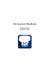 The Spectacle Handbook