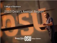 2010 Dean's Annual Report